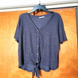 Pink Republic waffle top - XL